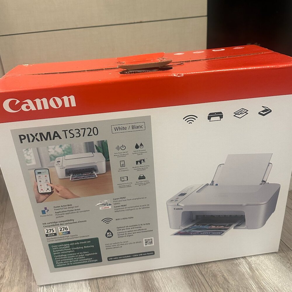 New Canon Pixma TS3720 printer | WIRELESS+AIRPRINT | ALL-IN-ONE